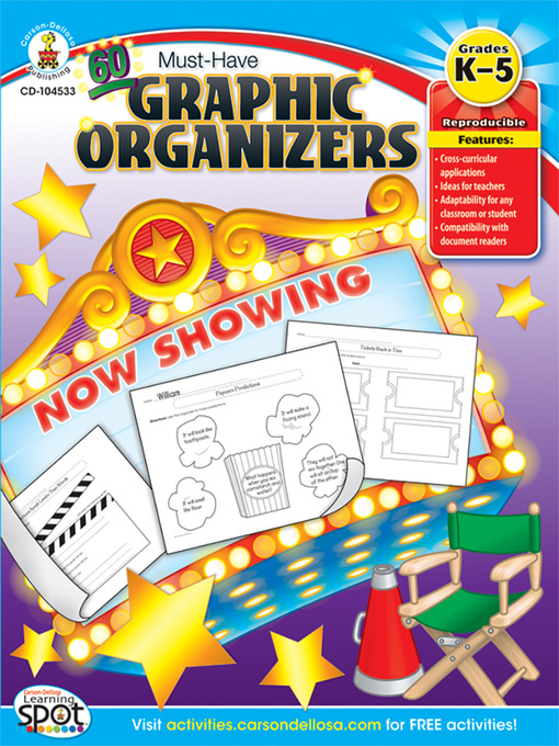 Title details for 60 Must-Have Graphic Organizers, Grades K - 5 by Ginger Baggette - Available